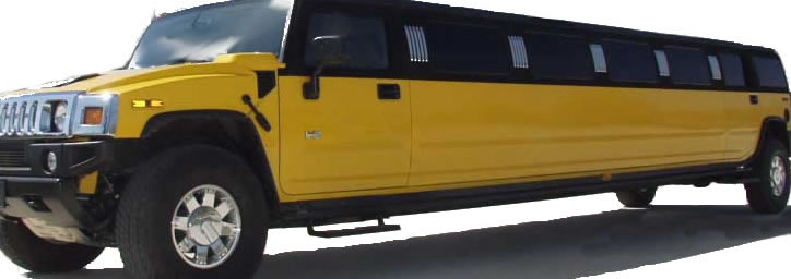 Yellow Hummer Limousine Rental